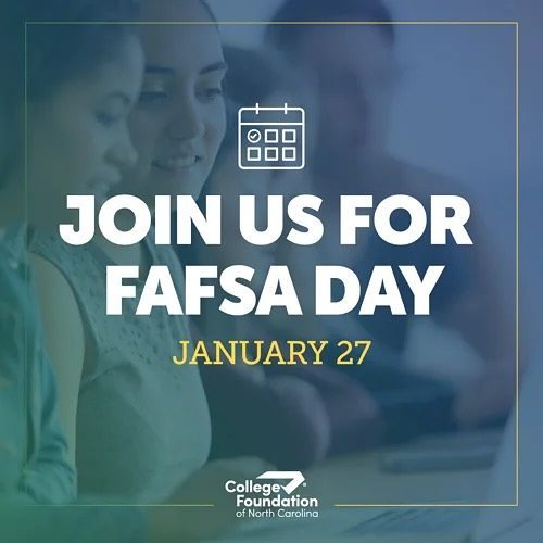 2024 FAFSA Day image from CFNC